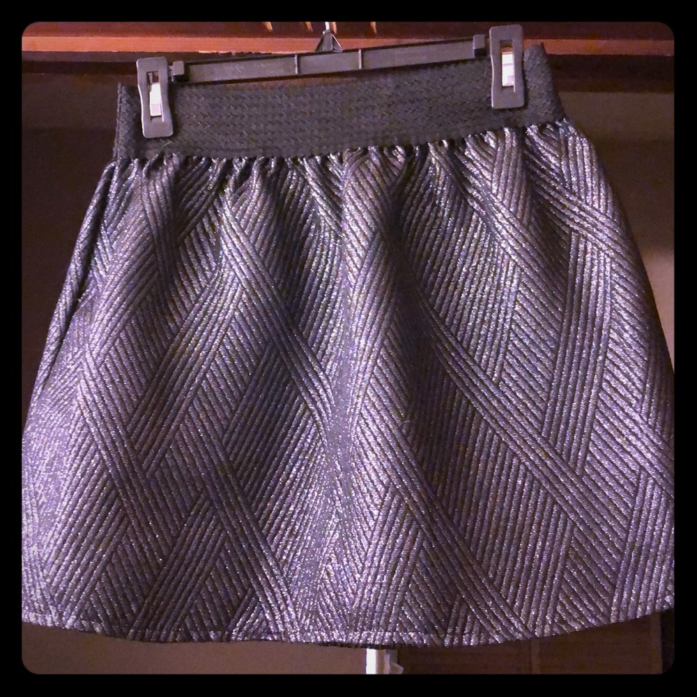 Stoosh silver and black skirt